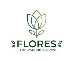 FLORES Landscaping Service Logo